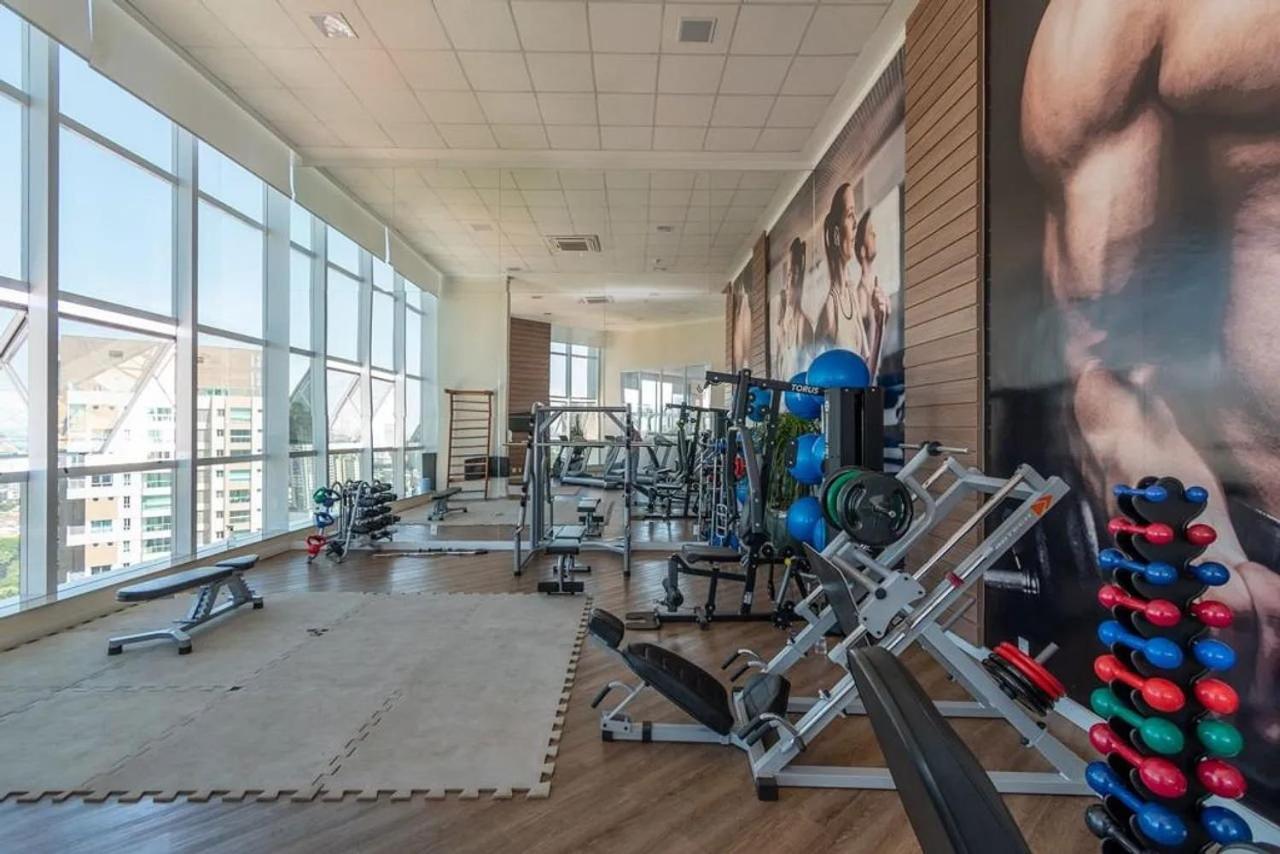 Flat No Ed Walk Bueno - Setor Bueno - Ao Lado Do Goiania Shopping - Wb2405- Andar Alto Apartment Ngoại thất bức ảnh
