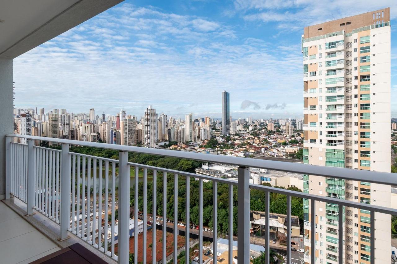 Flat No Ed Walk Bueno - Setor Bueno - Ao Lado Do Goiania Shopping - Wb2405- Andar Alto Apartment Ngoại thất bức ảnh